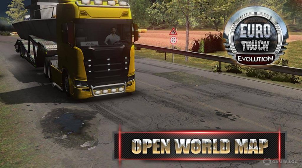 open world mode in Euro Truck Evolution Mod Apk 